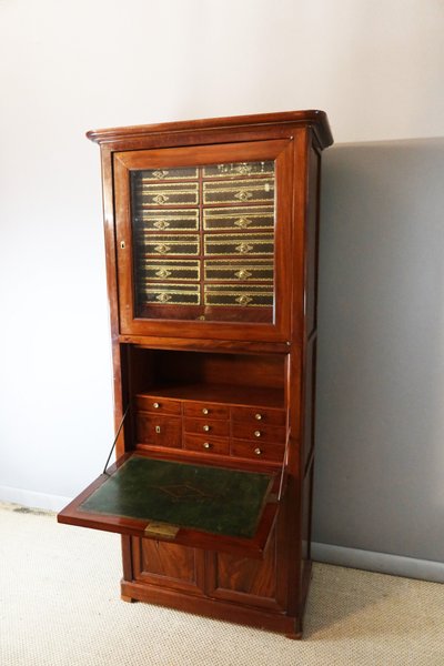 cardboard secretary Louis XVI period