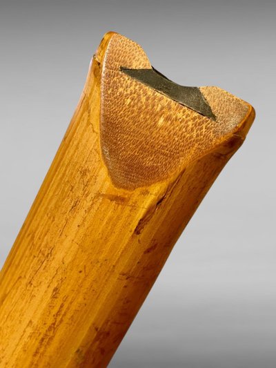 Ensemble De Trois Flutes En Bambou - Période Edo (1603-1868).