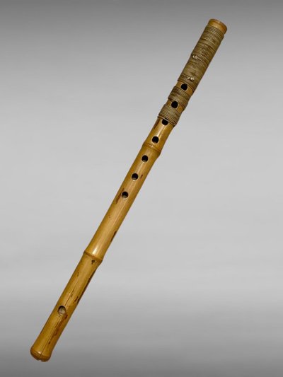 Ensemble De Trois Flutes En Bambou - Période Edo (1603-1868).