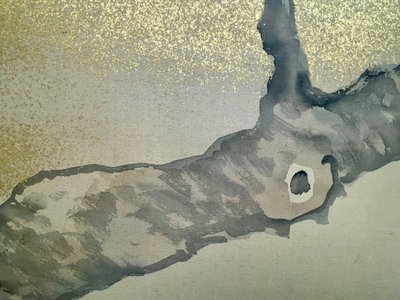 Paravento pieghevole a sei ante - Periodo Edo (1603 - 1868).