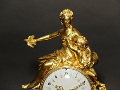 L'Amour et l'Amitié - Pendeluhr aus der Zeit von Ludwig XVI.