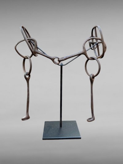 Morso per cavallo in ferro battuto - Periodo Edo (1603 - 1868).