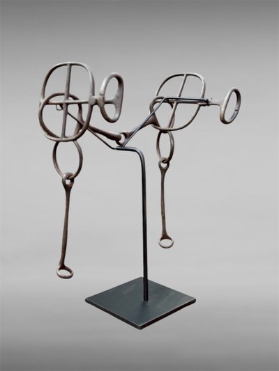 Morso per cavallo in ferro battuto - Periodo Edo (1603 - 1868).