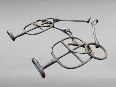 Morso per cavallo in ferro battuto - Periodo Edo (1603 - 1868).