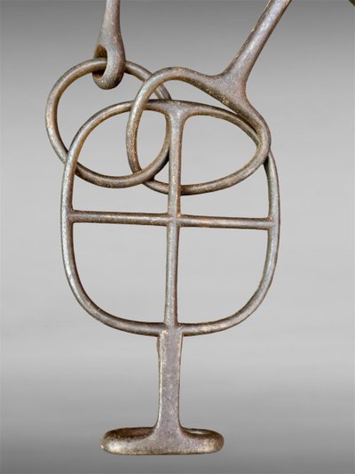 Morso per cavallo in ferro battuto - Periodo Edo (1603 - 1868).