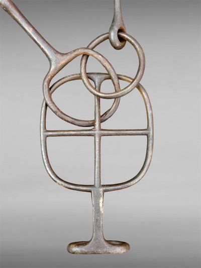 Morso per cavallo in ferro battuto - Periodo Edo (1603 - 1868).