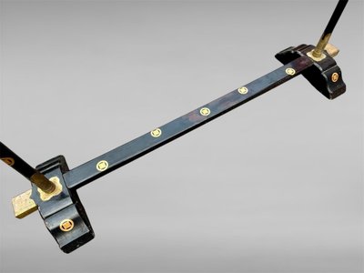 Important Kimonokake Du Clan Hachikusa - Période Edo (1603-1868).