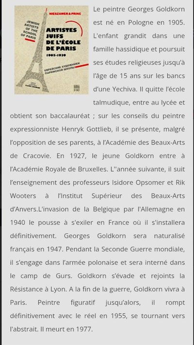 Georges GOLDKORN 1905/1977