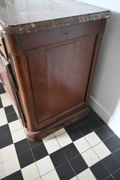 Credenza da caccia in legno naturale del XVIII secolo