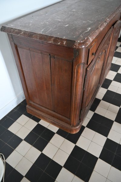 Credenza da caccia in legno naturale del XVIII secolo