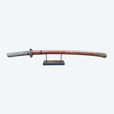 Wakizashi Von Samurai, Sehr Schöne Saya - Edo-Zeit (1603-1868).