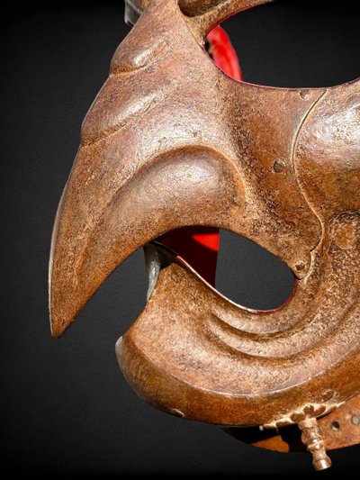 Somen Tengu En Fer Forgé De Fukutake Ichiro (1928-2002).