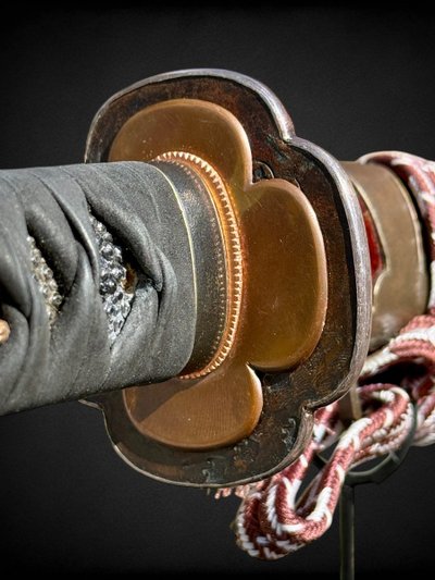 Sabre Japonais Katana, signé par Kanemitsu, Avec Certificat NBTHK - fin Muromashi.