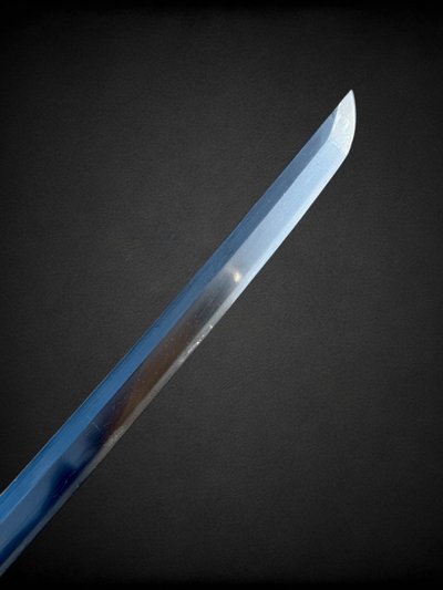 Sabre Japonais Katana, signé par Kanemitsu, Avec Certificat NBTHK - fin Muromashi.