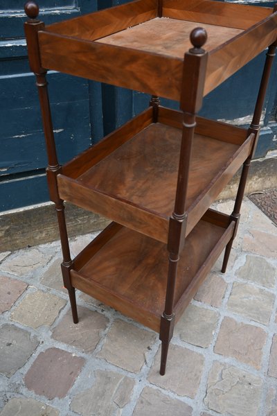 small mahogany basin table, XIXth century