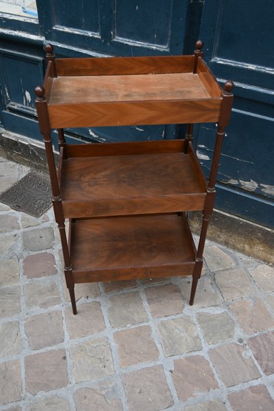 small mahogany basin table, XIXth century