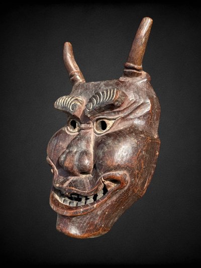 Oni Noh Theater Mask - Edo period (1603 - 1868).