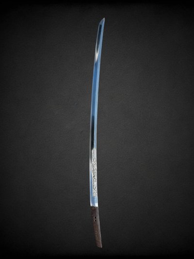Sabre Japonais Katana, signé par Tomoshige, Avec Certificat NBTHK - fin Muromachi.