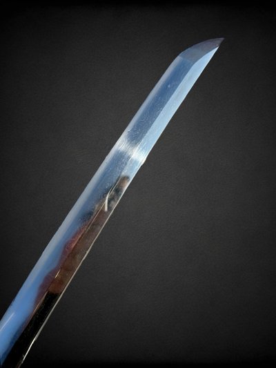 Sabre Japonais Katana, signé par Tomoshige, Avec Certificat NBTHK - fin Muromachi.