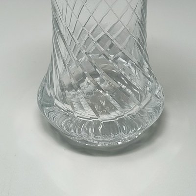 1960er Jahre Wunderschöner Cocktail-Shaker aus geschliffenem Kristall. Hergestellt in Italien