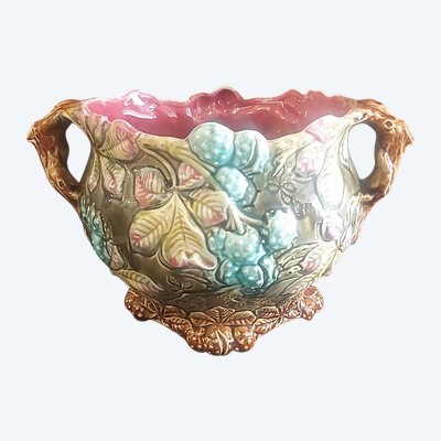 Jugendstil-Schlickertopf aus der Fayencerie d'Onnaing