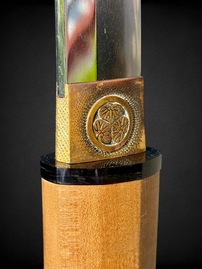 Spada Katana giapponese, firmata Kanetoshi, con certificato Nbthk - fine Edo.