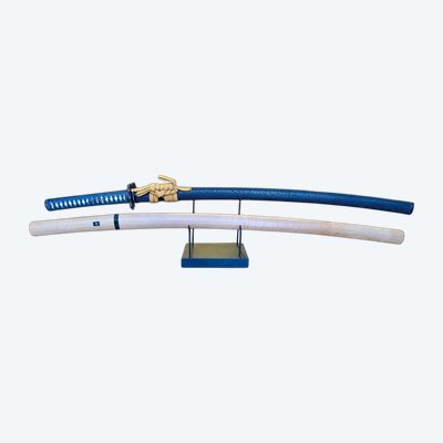 Spada Katana giapponese, firmata Kanetoshi, con certificato Nbthk - fine Edo.