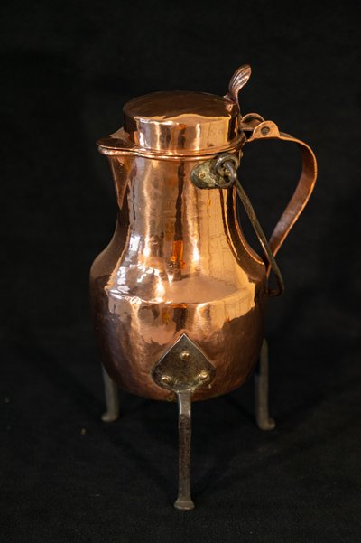 Large 18th century copper cockamamie