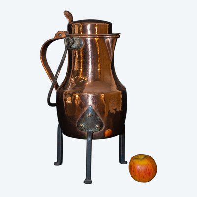 Large 18th century copper cockamamie