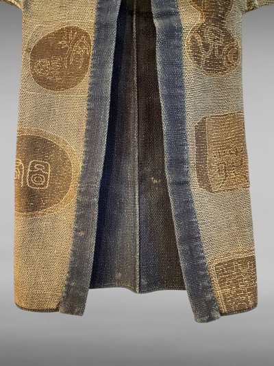 Japanischer Feuerwehrkimono "hikeshi-banten" - Meiji-Periode (1868-1912).