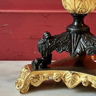 Coppia di candelieri, periodo della Restaurazione