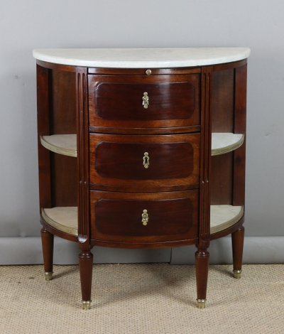commode Louis XVI demi lune