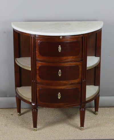 commode Louis XVI demi lune