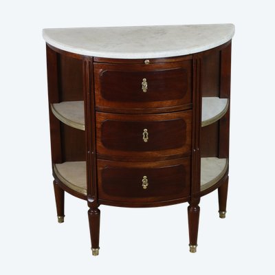 commode Louis XVI demi lune