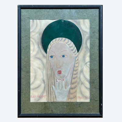 "Porträt einer jungen Frau", Marie Vassilieff (1884-1957)