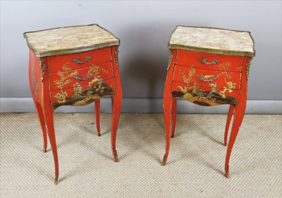 chevets en laque de style louis XV
