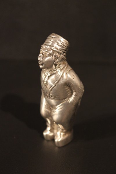 Silver-plated salt cellar