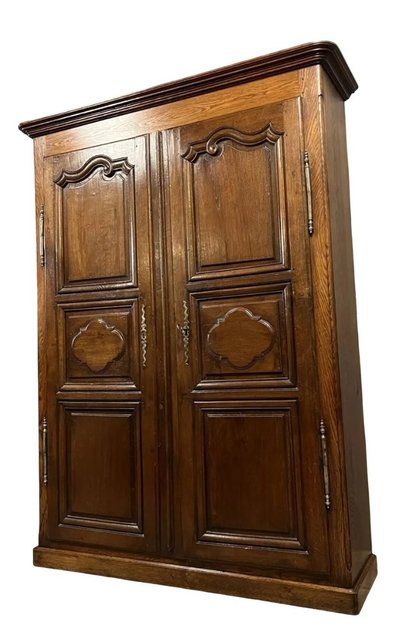 Louis XIV style solid wood valet cabinet