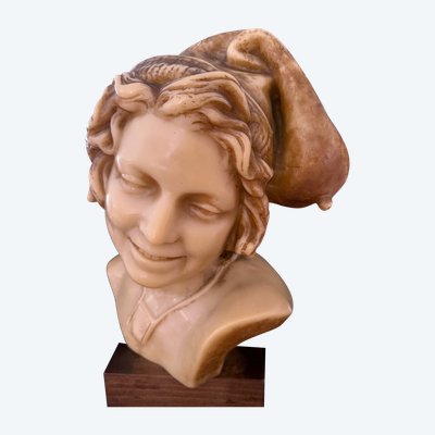 Magnificent "Neapolitan Laugher" sculpture