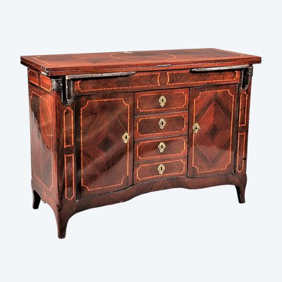 Gestempelt Jean Susse - Beau Bureau De Changeur De Milieu - Epoque Régence