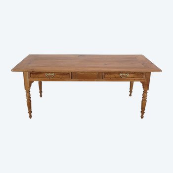 Table de Ferme en Merisier massif – 2ème moitié du XIXe 