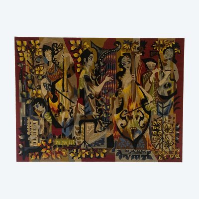 Tapisserie murale de JCL DUPREZ original 60/70 