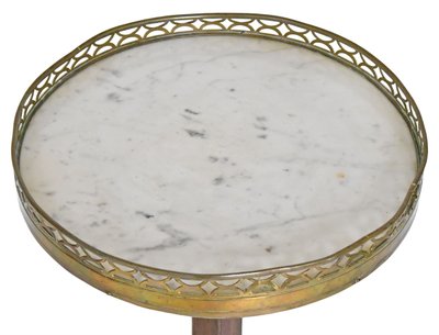 Guéridon à crémaillère de style Louis XVI 