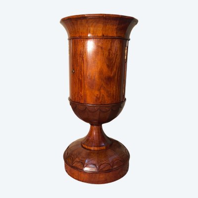 Somno en acajou de forme coquetier 19 ème 