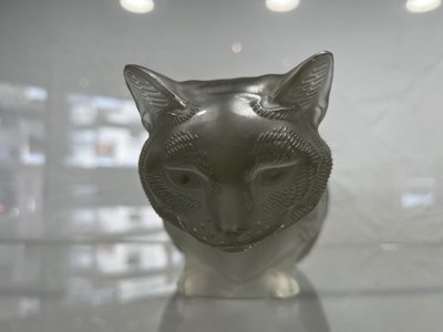 Sculpture Lalique - crystal - cat - france - XX ème