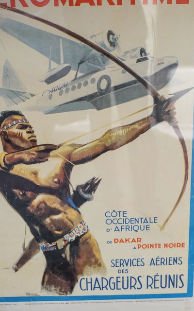 POSTER AEROMARITTIMO sotto plexiglass