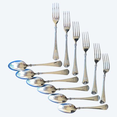 6 place settings.
