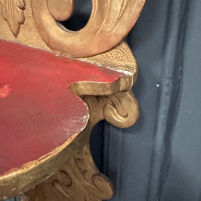 Osmanisches Regal aus geschnitztem vergoldetem Holz XIX.