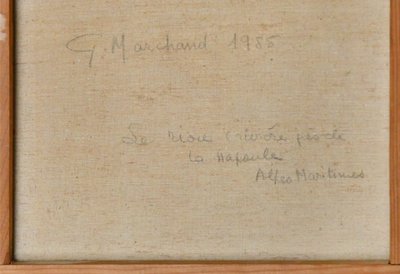 Georges MARCHAND (20. Jahrhundert) Öl auf Leinwand „Mediterrane Landschaft“