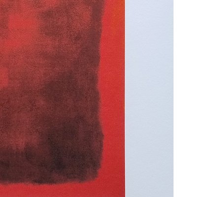 Superbe lithographie en édition limitée de Mark Rothko des années 1980